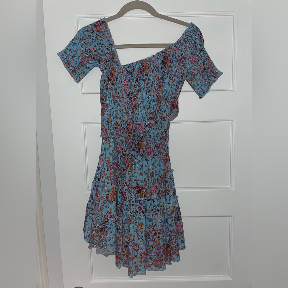 Soledad Mini Dress in Sky Blue Murrina - Picture 4 of 5